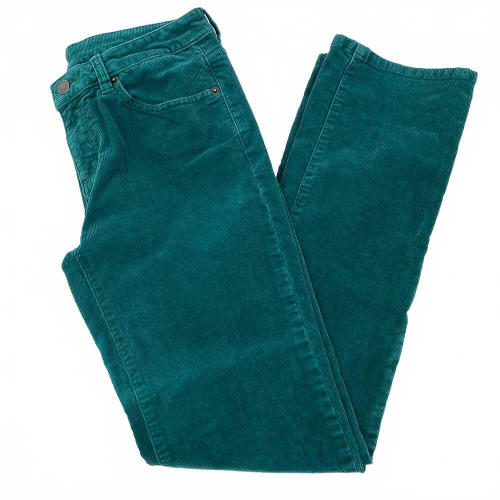 Patagonia Teal Corduroy Straight Leg Pants | Women’s Regular 29